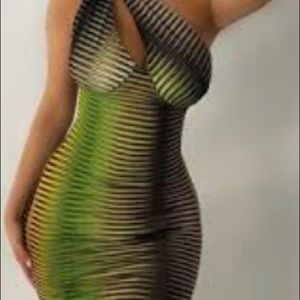 Brand New Never Worn One Shoulder Mini Dress